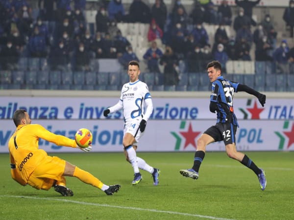 Atalanta không thể ghi bàn trong thời gian thi đấu của hiệp 1